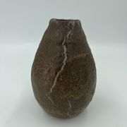 Vase en terre cuite veiné