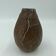 Veined terracotta vase