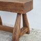 Vintage stool, wooden stool, antique stool, plant stand, small bench