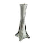 White glass bud vase