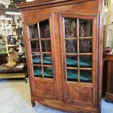 Louis XV display case library with small panes from the beginning of the 19th century