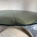 Vintage round helix coffee table