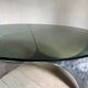 Table basse ronde hélice vintage