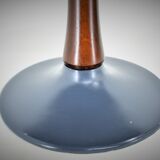 Designed mahogany round dining table, 1969