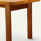 Table René Martin en pin massif moderniste, 1960