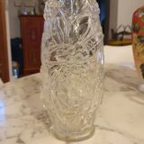 Molded crystal vase