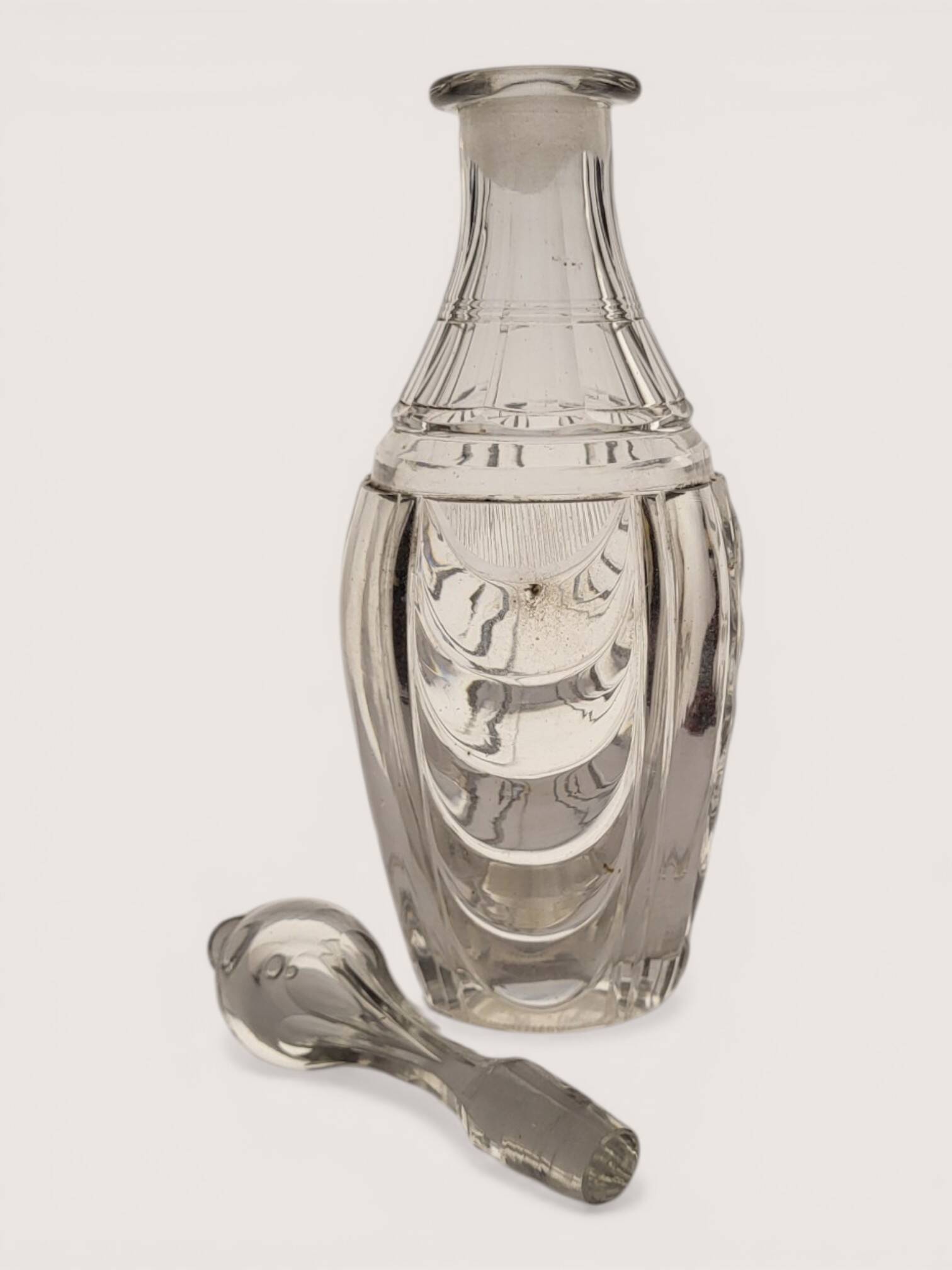Art Deco glass bottle