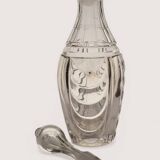 Art Deco glass bottle