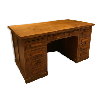 Bureau en chêne classique XXe