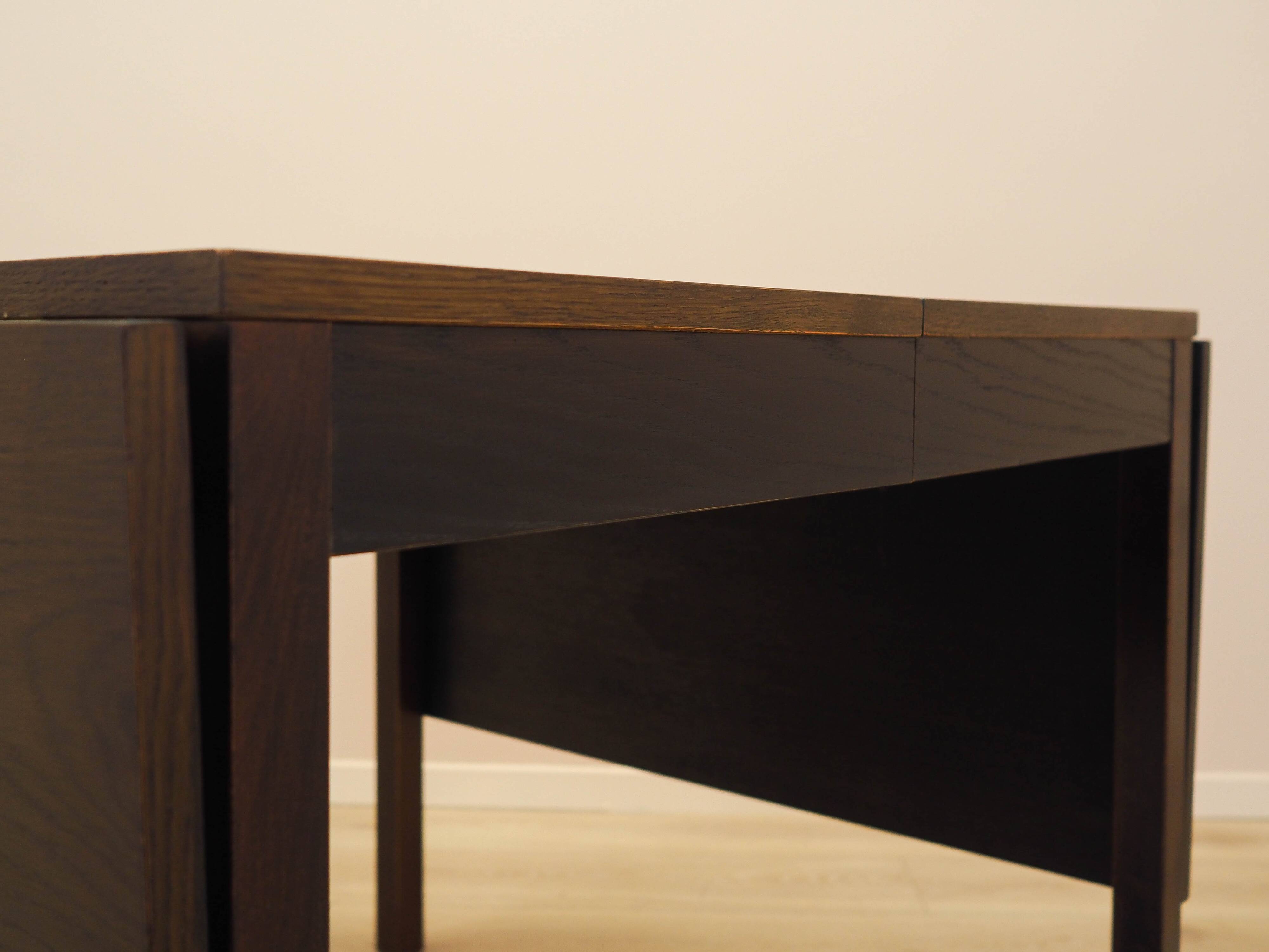 Oak table, Danish design, 1970s, made in Denmark