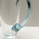 Light Blue Murano Glass Cocktail Set of 6 Glasses and a Pitcher by La Murrina
