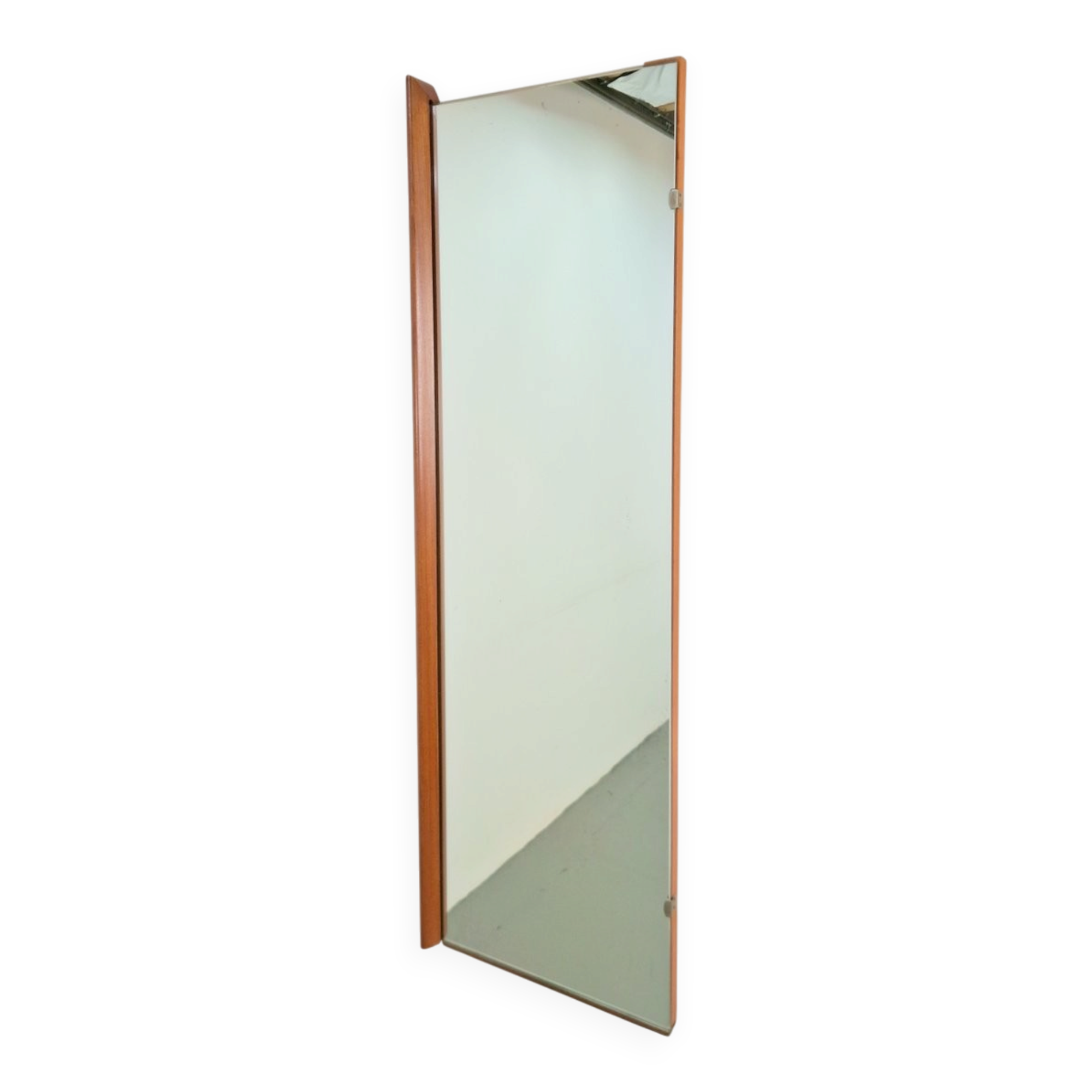 Mid-Century Scandinavian Rectangular Teak Mirror, 1960s