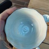 Set of five vintage pearly cups