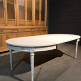 Table ronde patinée