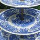Servant dish with 3 floors in porcelain from Villeroy & Boch model Burgenland blue