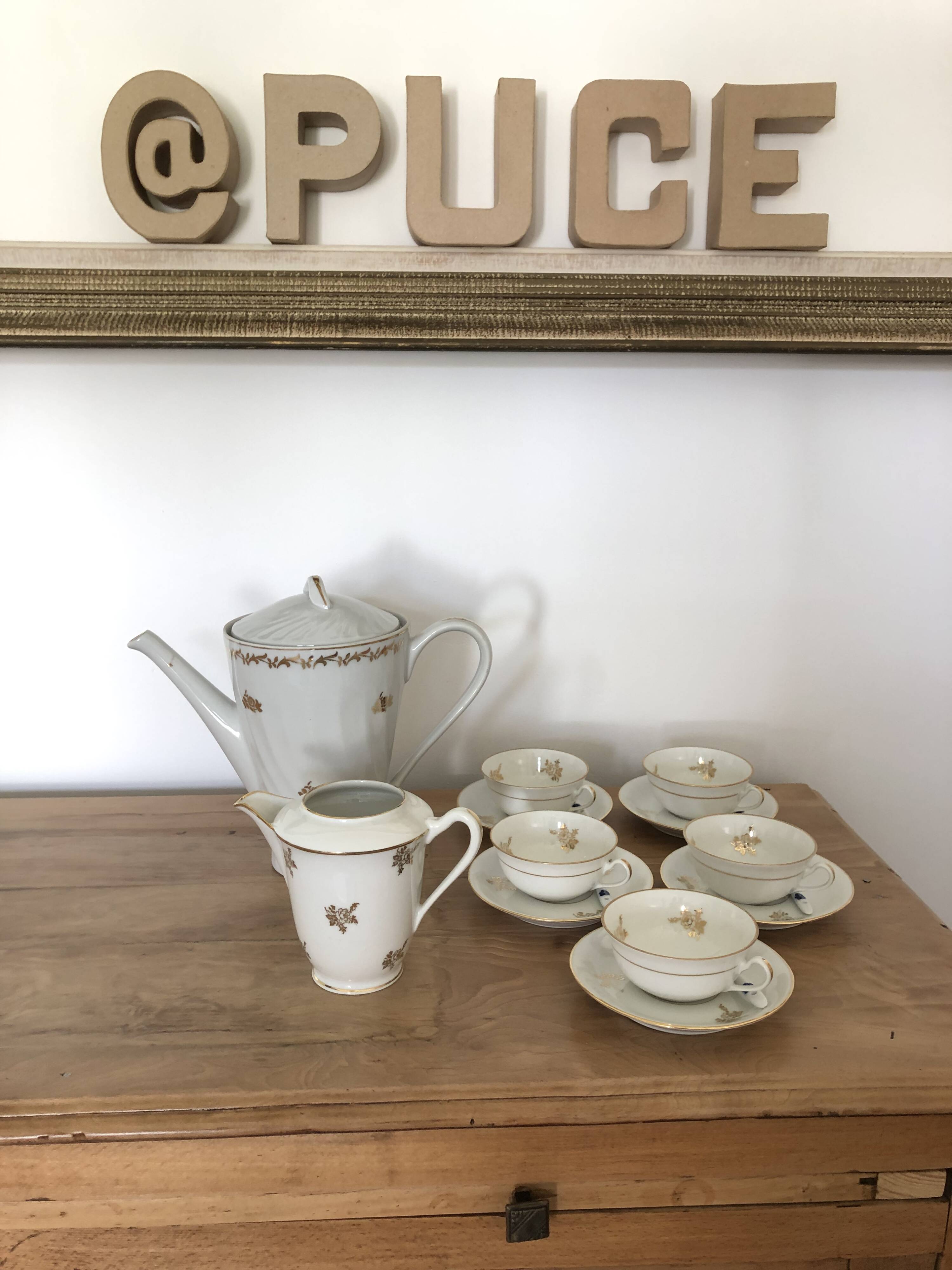 Limoges porcelain tea or coffee service