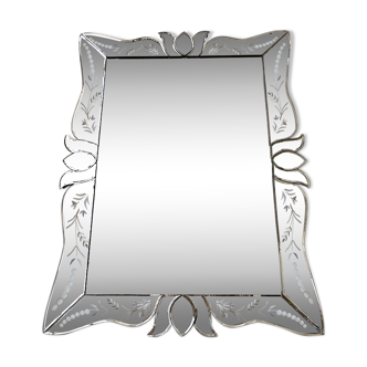 Miroir vénitien années 60