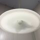 Large white glass hanging lamp by Vistosi, Italy