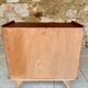 Commode vintage à 4 tiroirs, pieds compas circa 1960s