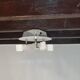 Ceiling lamp 3 adjustable metal lamps vintage 1980