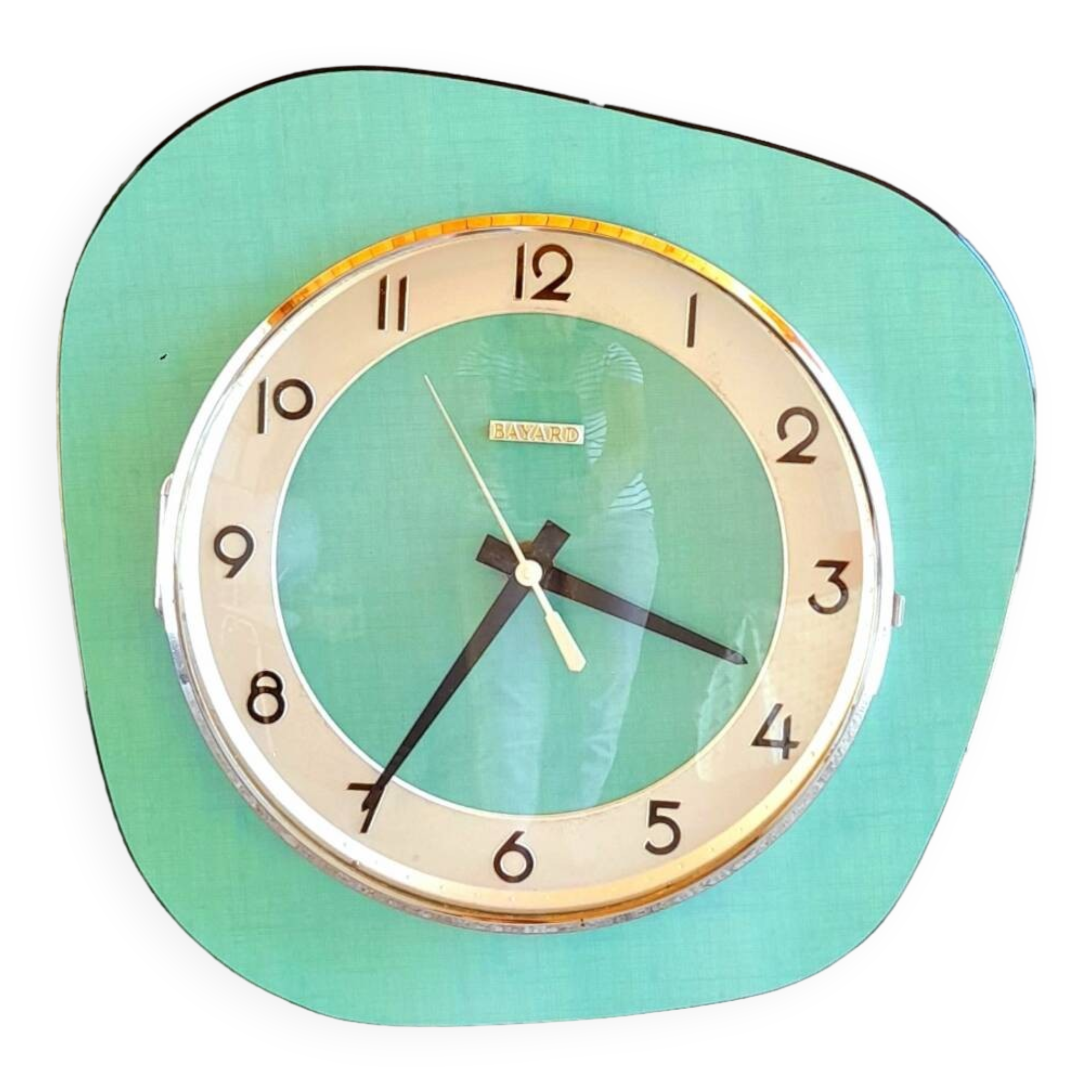 Horloge murale en formica 1960