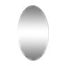 Oval beveled mirror years 50- 66 x 37 cm