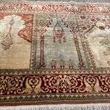 Istanbul Silk Carpet Signed