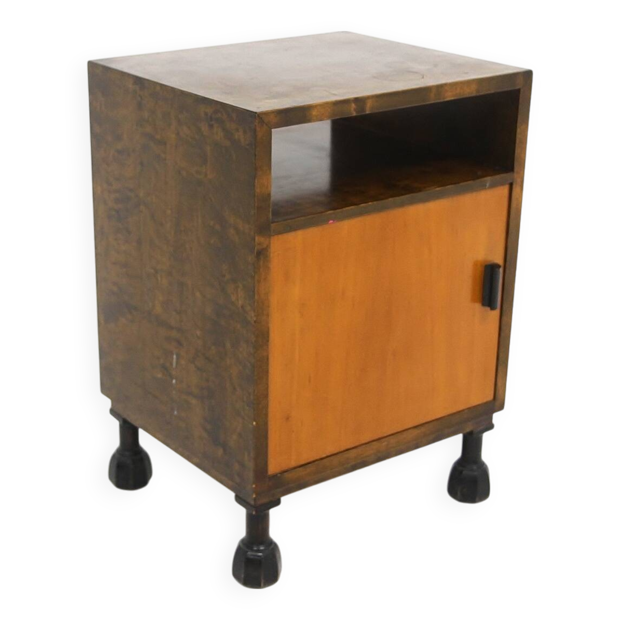 Birch bedside table, Axel Larsson for Bodafors, Sweden, 1960
