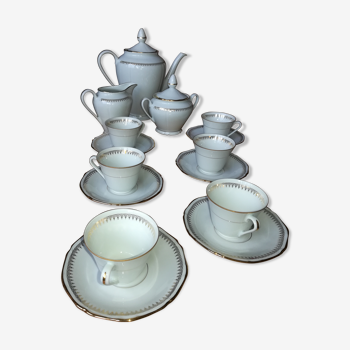 Sologne porcelain coffee service