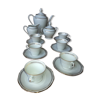 Sologne porcelain coffee service