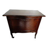 Rolling bar cabinet