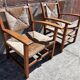 Paire de fauteuils paille (Josep Torres Clavé, 1936)