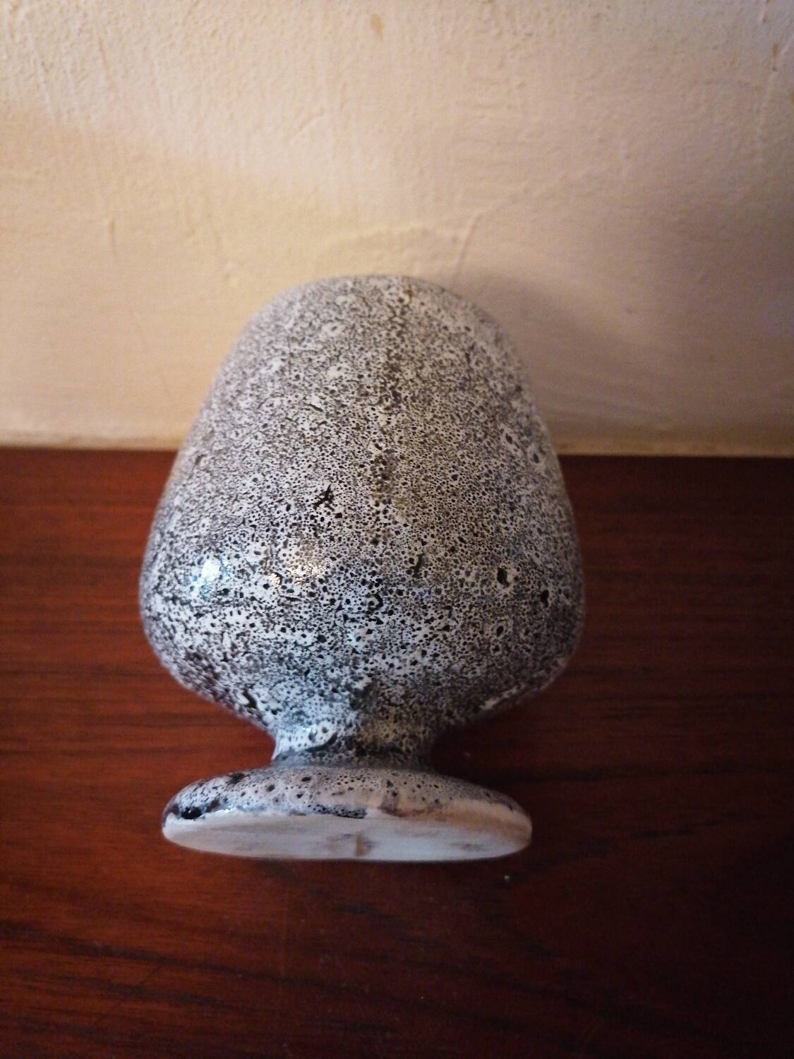 Small design vase 1960 fat lava