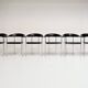 Ensemble de 6 chaises P40 de Giancarlo Vegni pour Fasem, années 1980