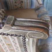 Louis XVI Shepherdess, 19th century copy, upholstered, beautiful antique chiseled
