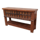 Console coffre en bois