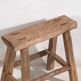 Pair of antique stools (circa 1900). Set of 2 pieces