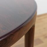 Mid-Century Round Rosewood Extendable Dining Table, Denmark, 1960s