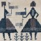 Vintage Gobelin /Tapestry/Kelim, swedish, wool hanging, handmade, 1960s