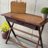 Bureau coiffeuse sur tréteau