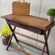 Bureau coiffeuse sur tréteau