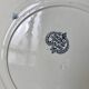 Round plate Iron Earth Salins model "Rocailles" late nineteenth