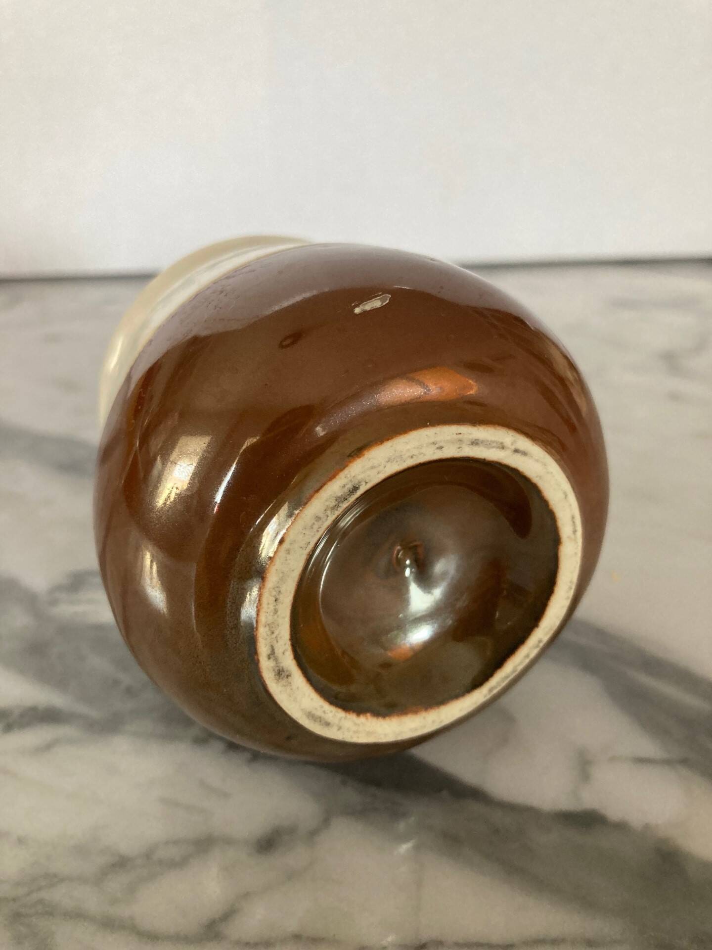 Danone stoneware pot