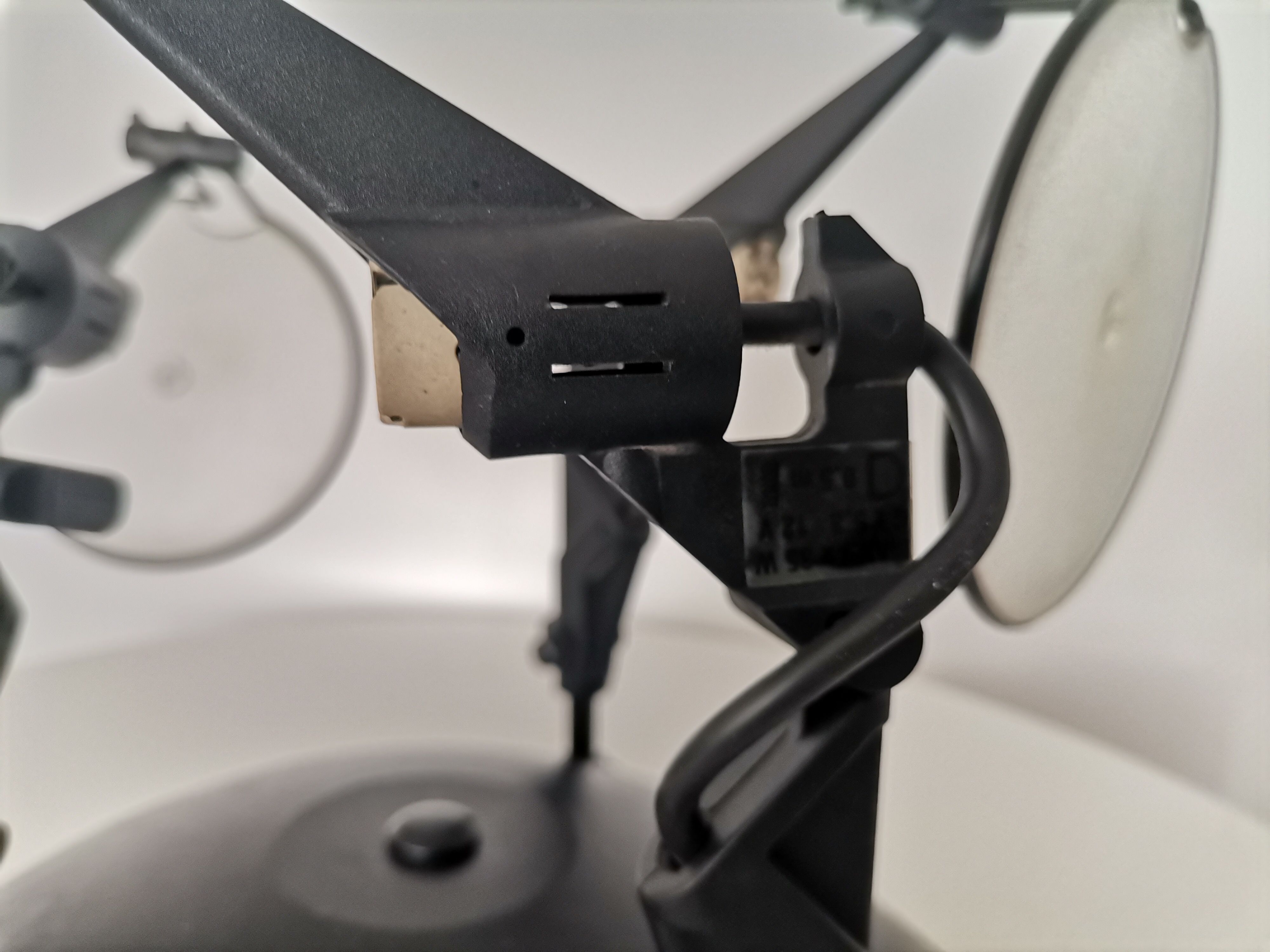 Industrial style Black 3 spot floodlight flush mount ceiling lamp