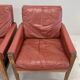 Vintage Danish Lounge Chairs In Rosewood And Leather. 1960s. 5