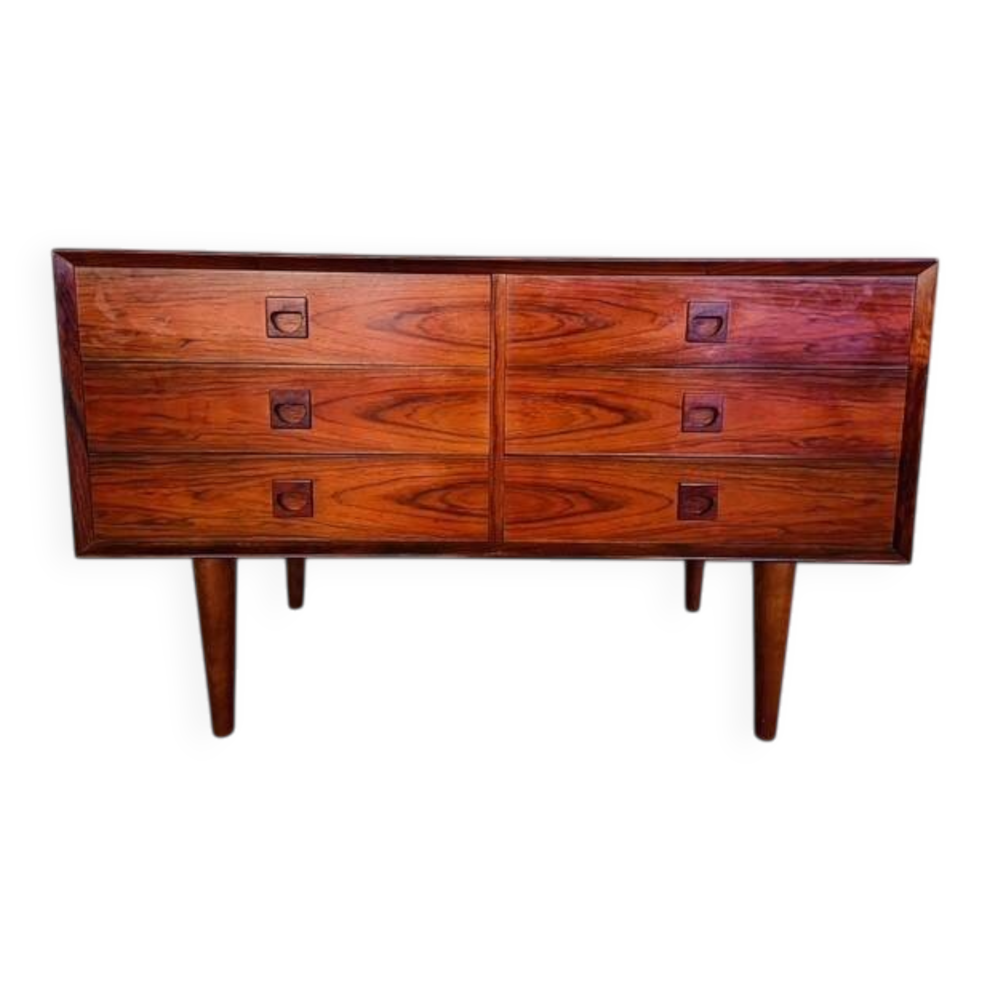 Commode vintage danoise en palissandre, style milieu du siècle, de la marque Brouers, années 1960