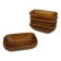Lot de 6 coupelles en teck 15 x 10