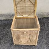 Vintage rattan chest