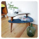 Table basse haricot vintage