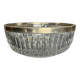 Coupe ou saladier en verre taillé